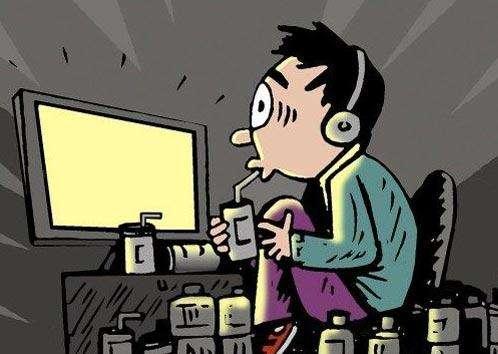 迷恋上网,年轻男子两月瘦掉50斤 怎么回事